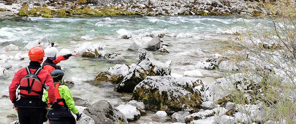 Osterfahrt auf der Soca in Slowenien